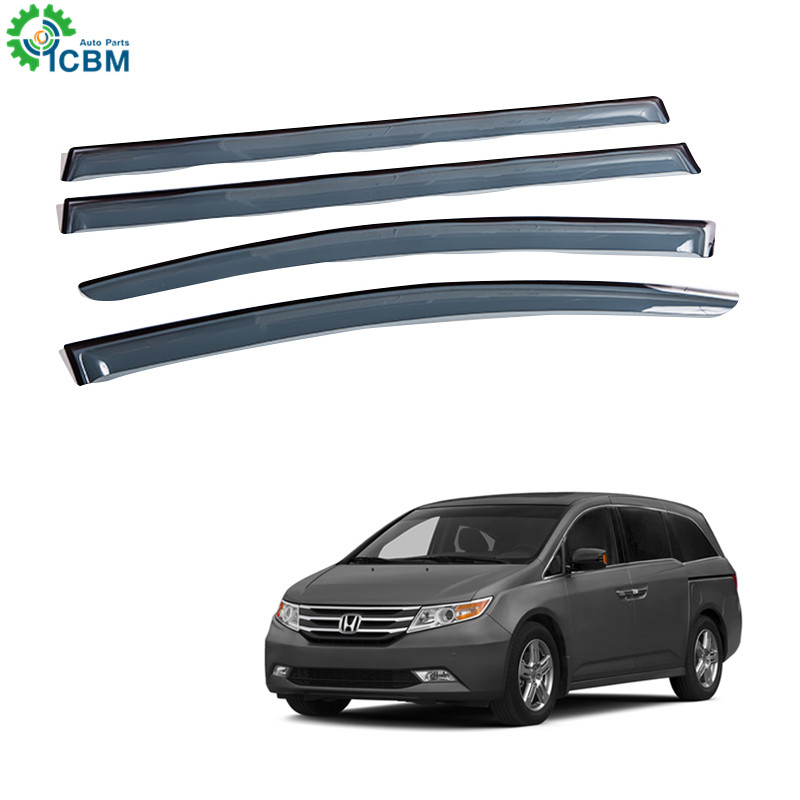 car visor 4PCS/SET Side Window Rain/Wind Deflector for S IMPREZA 12-15 1.8mm windows visor