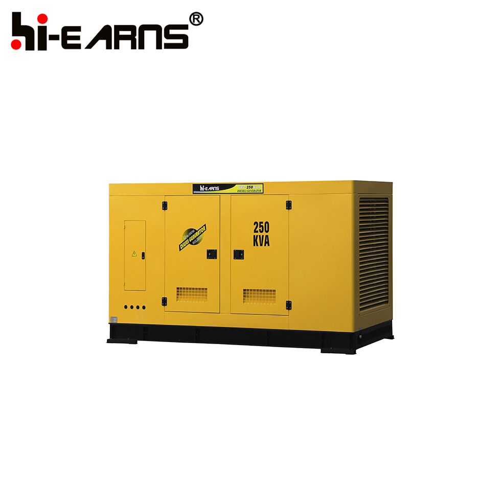 High quality 250KVA 200KW six cylinder water cooled silent chinese engine diesel generator