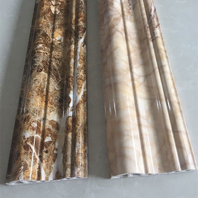 Melamine PVC marble mouldings