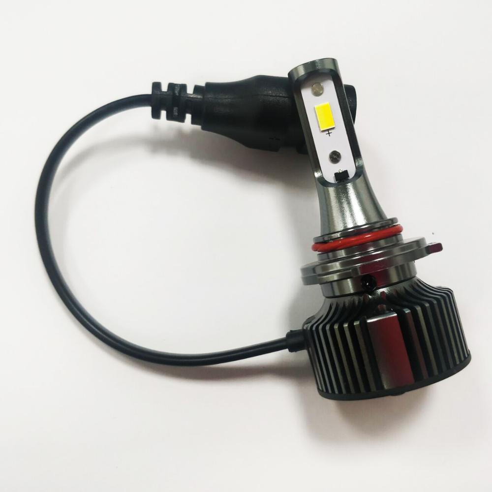 New driver 9005/9006 Three color led headlights intelligent temperature control car parts White Yellow Mixture 6000K 3000K 4300K