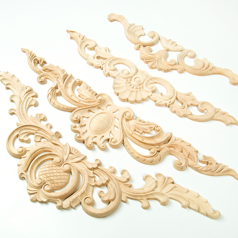 Manufacturers of direct European decals solid wood long onlays and appliques