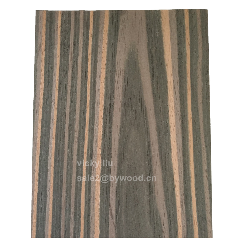 Furniture surface cover veneer recon Indonesia ebony wood veneers