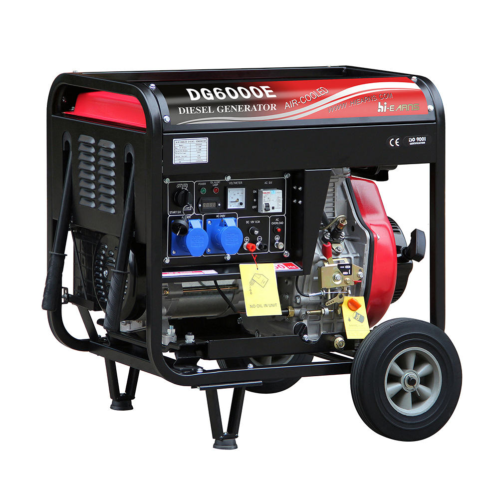 5KW Air cooled Removable Diesel Generator Set With English Water-proof Socket