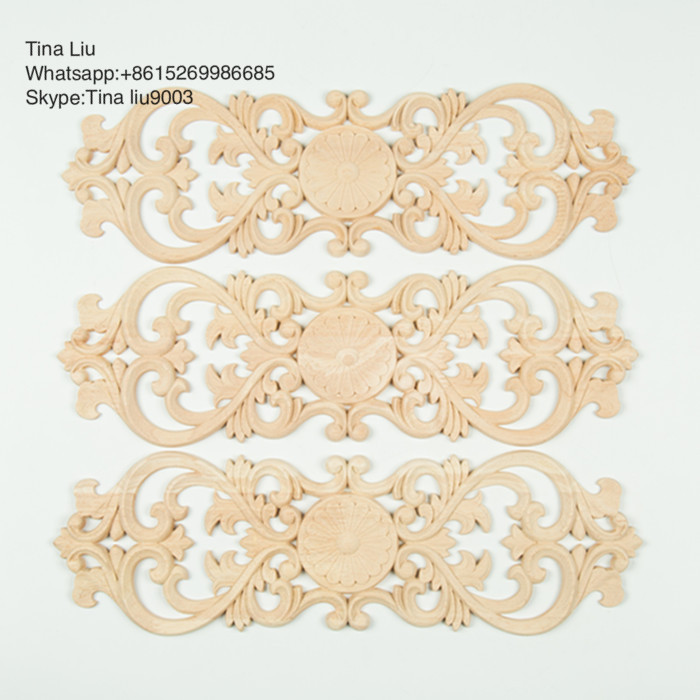 decorative wood carving furniture onlays appliques