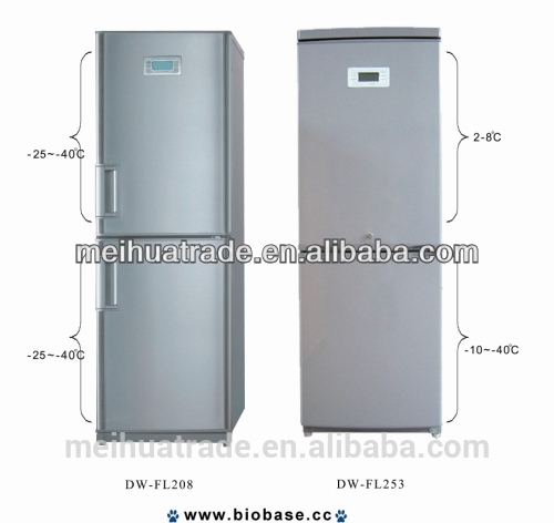 BIOBASE China -40c Low Temperature Freezer medical refrigerator Two Rooms Design