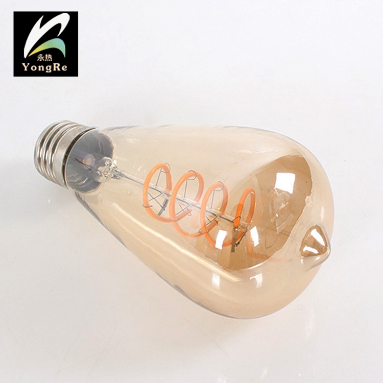 4W E26 E27 360 Degree Dimmable Ce Rohs Approved Led Filament Bulb ST64