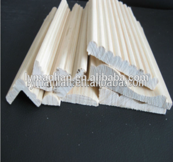 2.2m pine wood moulding wood carving