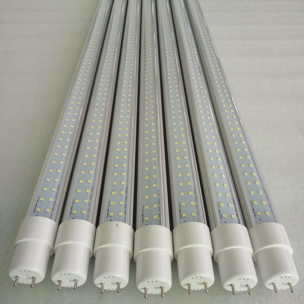 Hot Sell Led Cooler Tube Lighting Applicable To Advertising Signboards Double Sided 4Ft T10 38W Led Tube Light