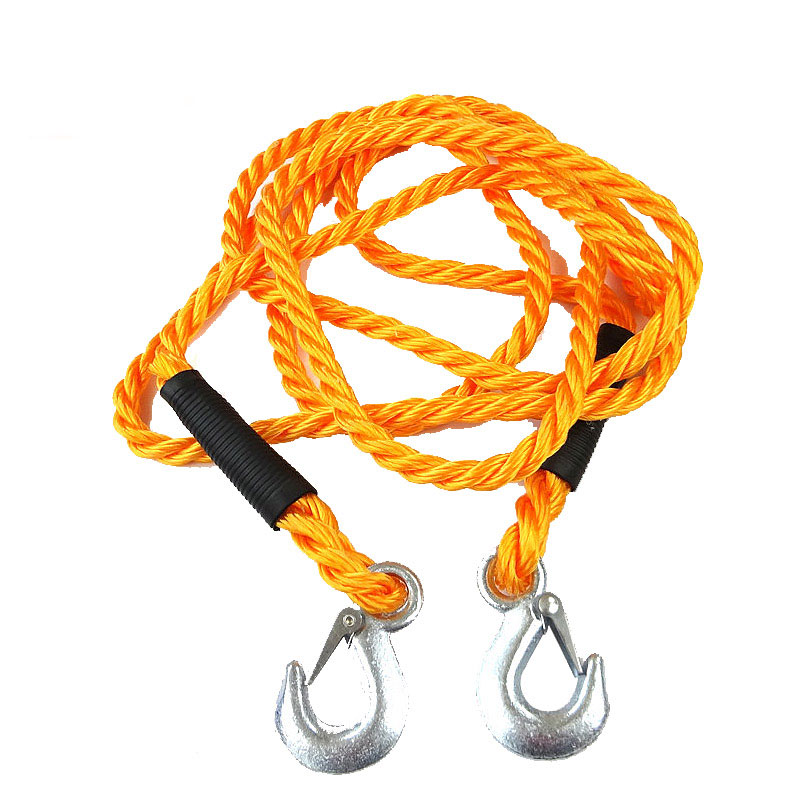 High Strength Custom Auto Emergency 3TON 3M Elastic Car tow Rope