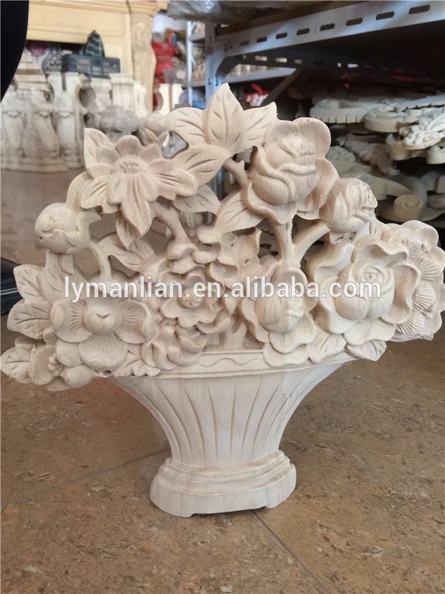 carved wood panels wall trim molding flower wood onlay