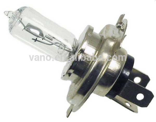 Super White Xenon Auto Car and Motorcycle P43T 12V60 60W H4 Halogen Lamp