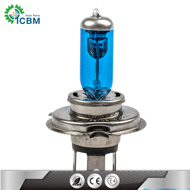 Wholesale New Model High Lumen 12v 60 55w auto h4 p45t blue coating halogen bulb