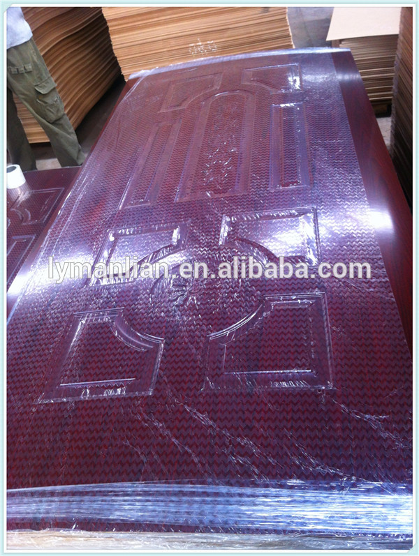 Thin brick wood veneer door skin laminate door skin moulded door skin