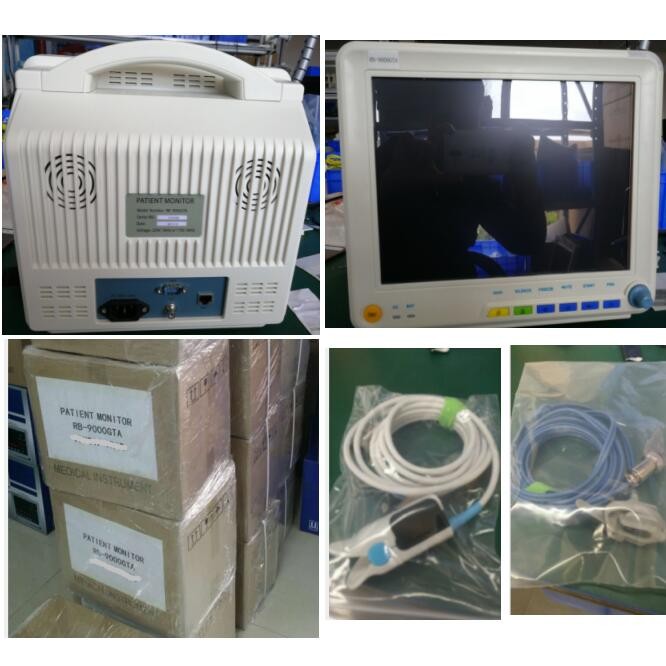 Cheap Multiparameter Veterinary Patient Monitor for Animal Pet Health Care PM-RB9000V