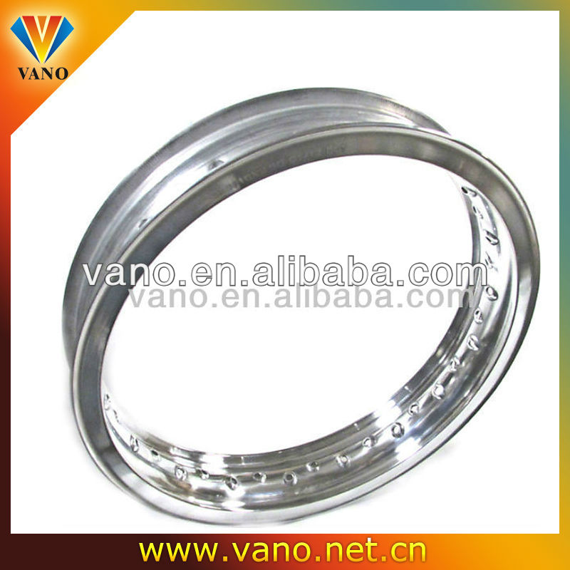 Hot Sale Silver Rear 36 Holes 19 inch Alloy Wheels for Motorcycle WM type 19x2.15