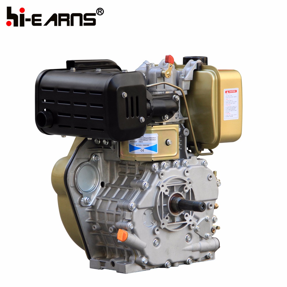 SMALL NEW 10 HP Air-cooled diesel fuel used engine