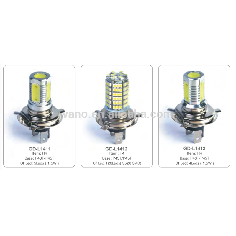 p43t p45t led bulb h4 led auto lamp