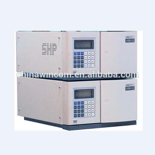 Laboratory HPLC machine with pump detector and column