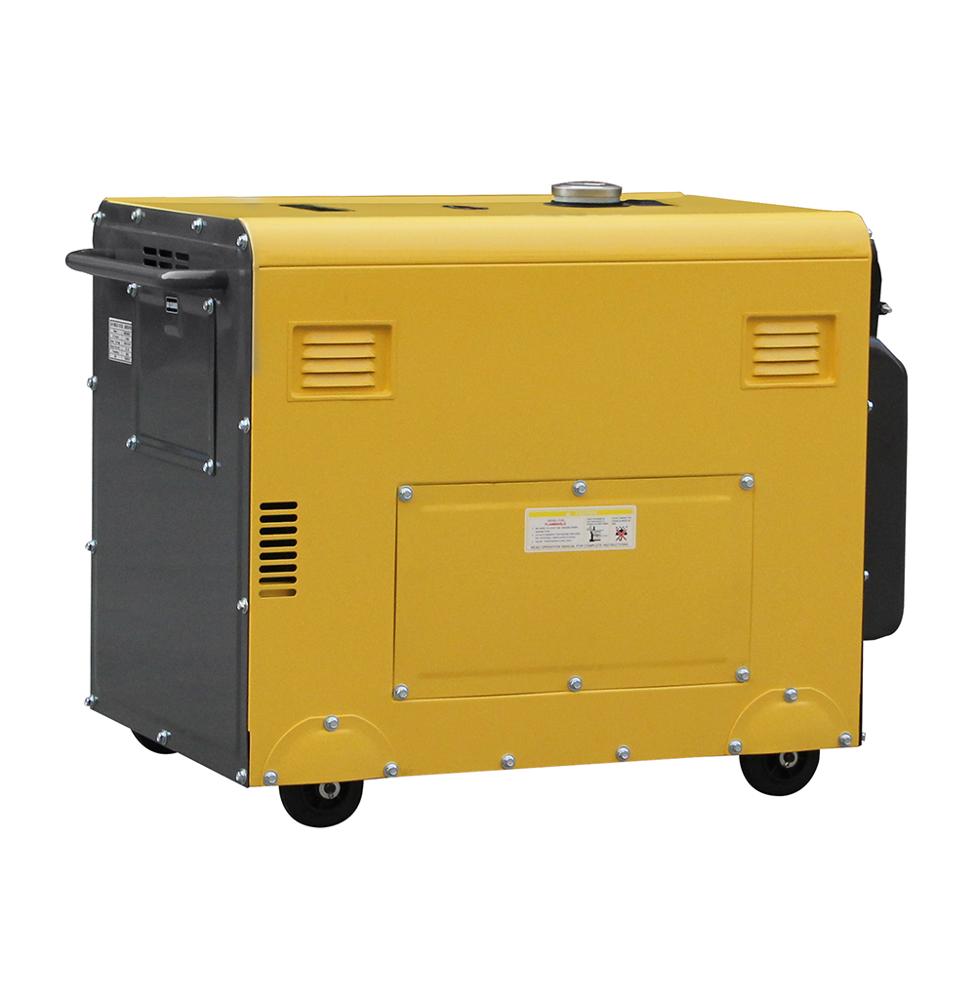 Air cooled diesel silent generator 6.5kw diesel generator DG8500SE