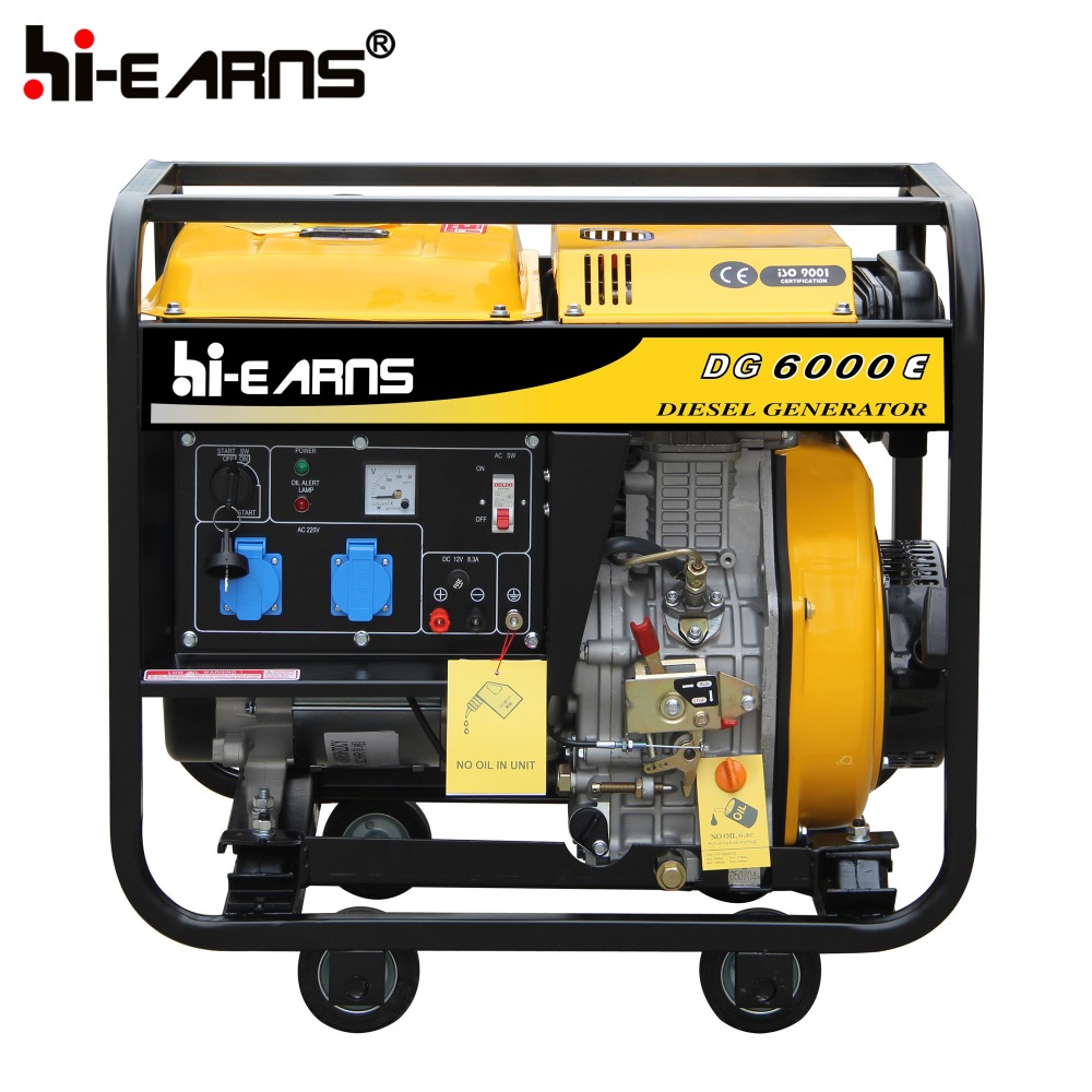 High Quality Single Phase 5KVA 5KW Long Run Diesel Electric Generator Price