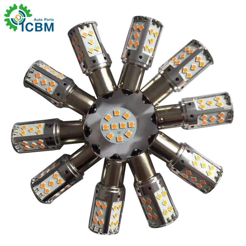 2018 Hot selling 3030 smd yellow 30w led bulb For Turn Signal Lights