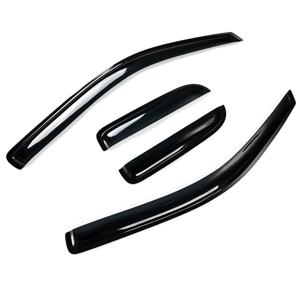 Car parts accessories 4 pcs auto door visor sun/rain guard window vent visor for F-150 2004-2014