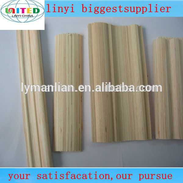 primed pine wood cornice wood moulding