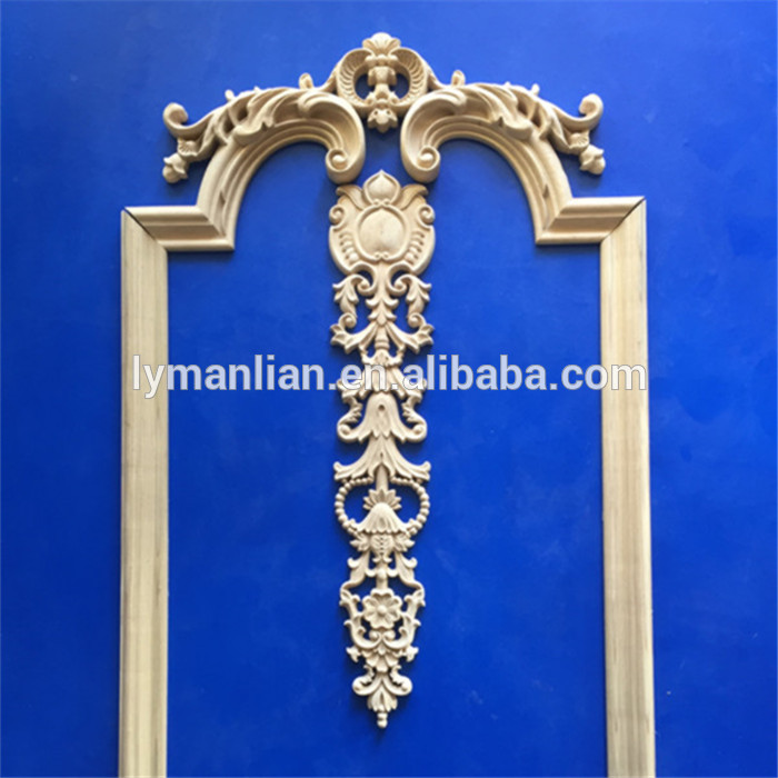 Antique Door Ornaments Wood Onlays