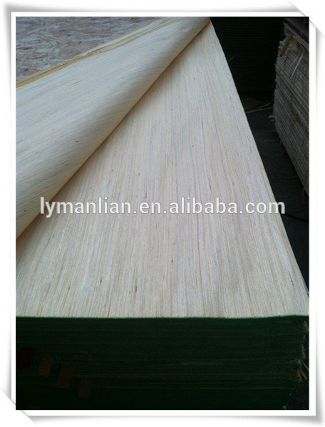 cheap  white recon wooden skin  0.2mm decorative wood veneer