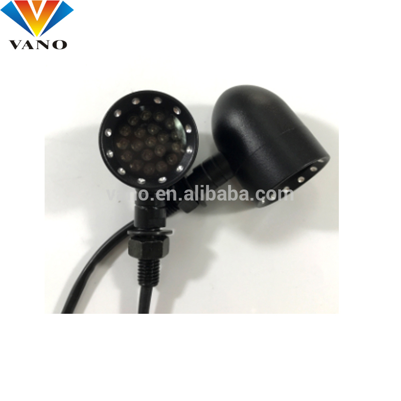 bullet light modified glossy motorcycle turn light harley turning lights
