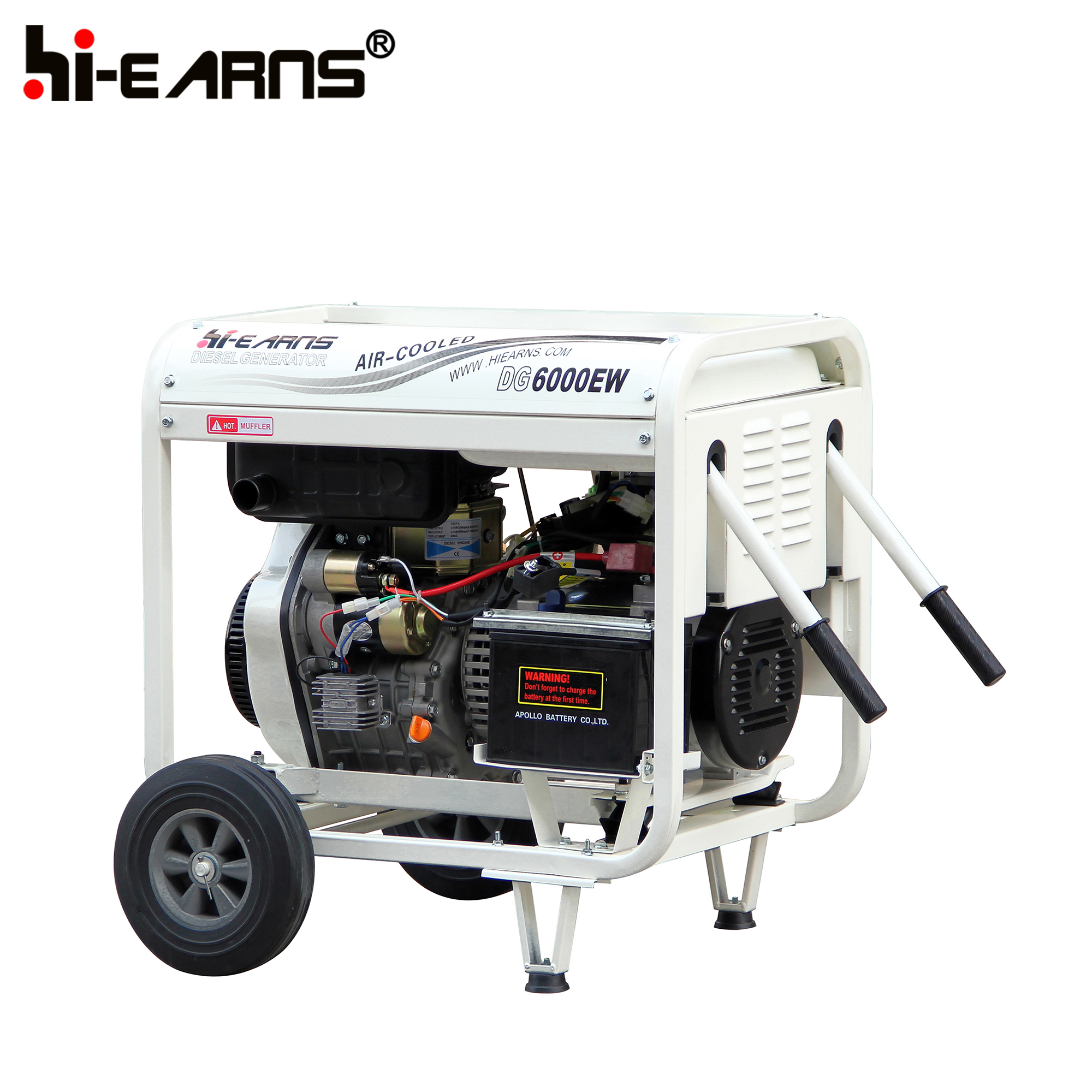 1.8KW portable air cooled diesel welding generator