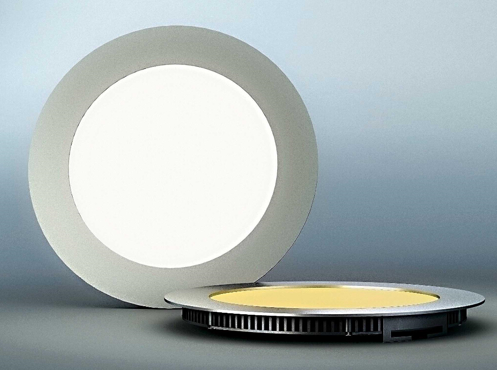 modern square round recessed surface mounted led ceiling light 24w