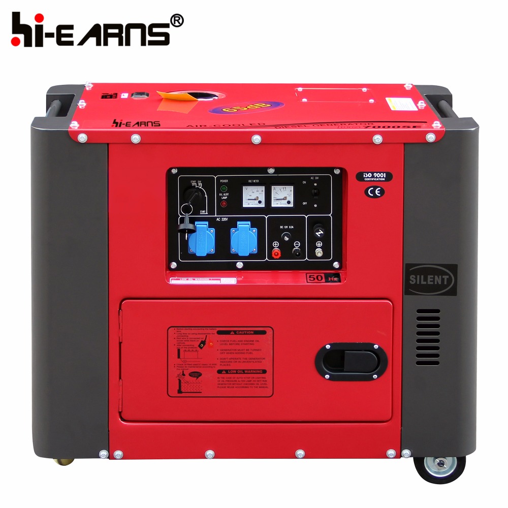 6.5KW diesel mobile generator electric motor generator