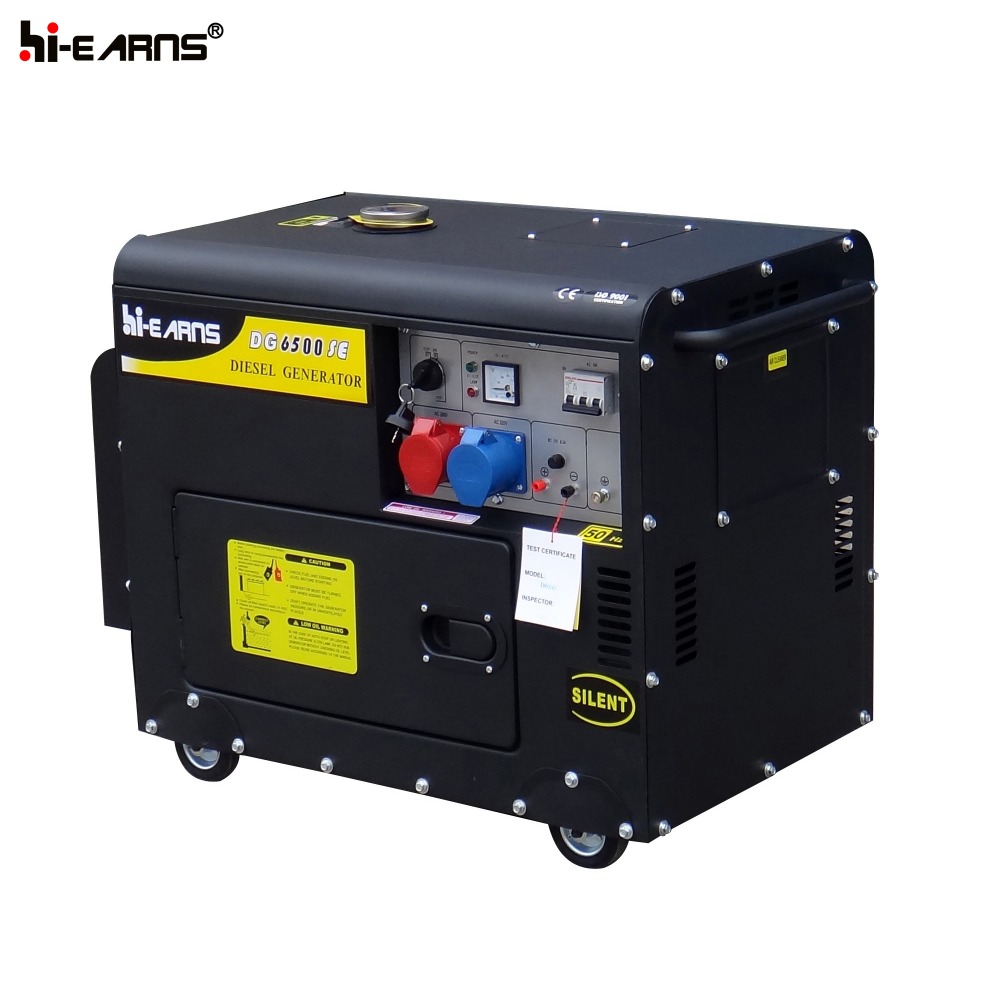 DG6500SE 5KW silent alternator generator