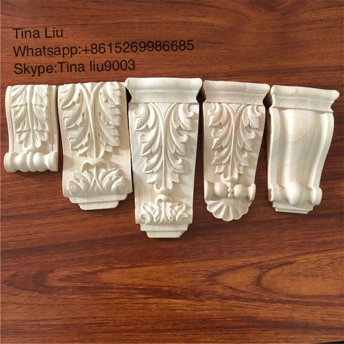 decorative carved Wood capital corbels