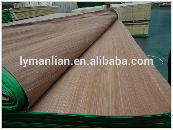 linyi cheap 0.3mm engineered keruing veneer, recon gurjan veneer for plywood india market