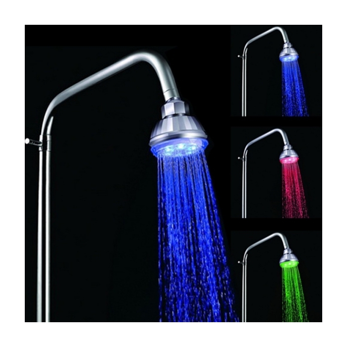 Best selling shower head ABS hand shower cheap LED shower head with rainfall