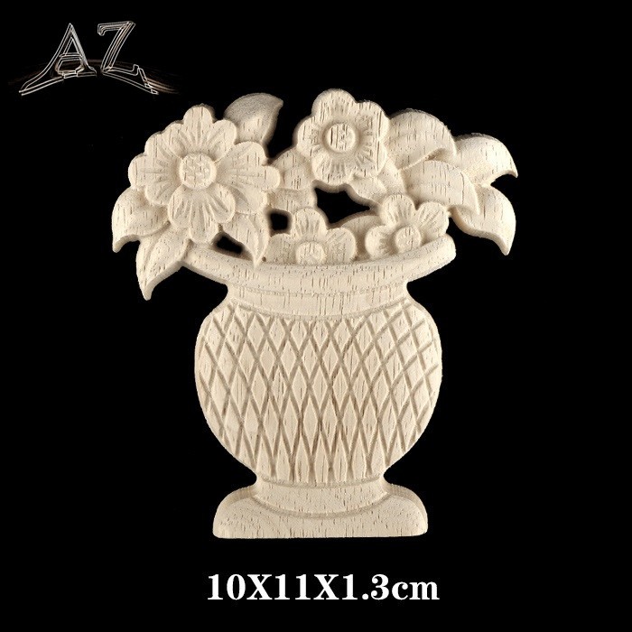 Decorative center small wood crafts appliques and onlays decorative religious wood applique