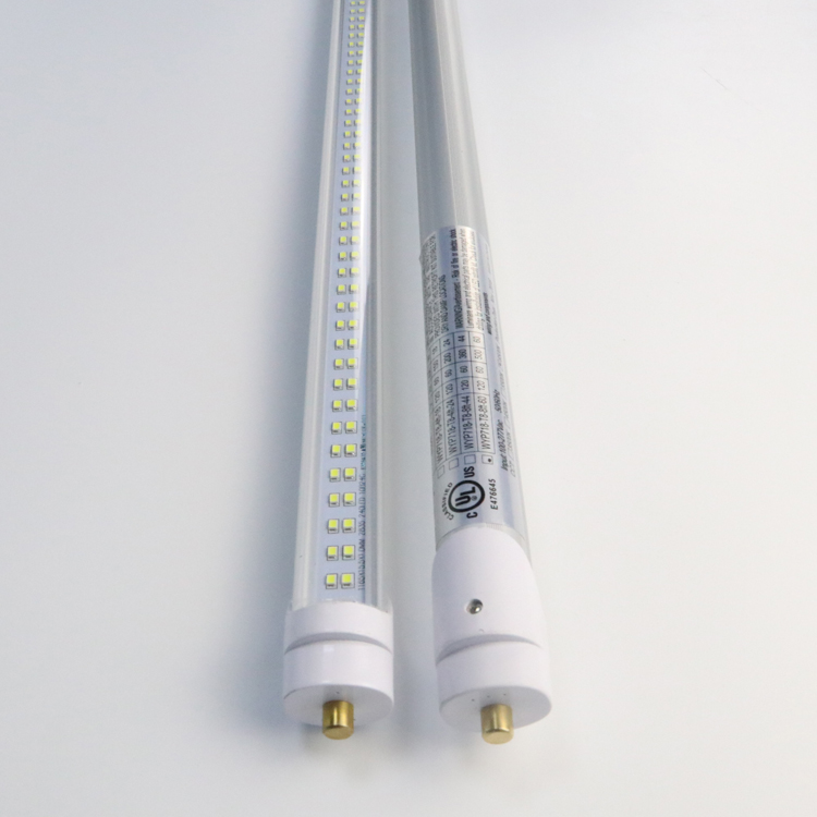Double row 1800mm 2400mm 6FT 8FT 6500K 39w 60w Price T8 Led Tube Lamp Light