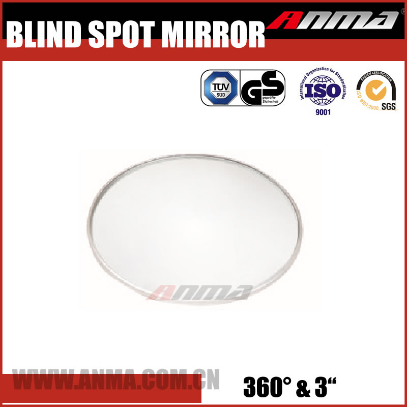 Wholesale universal 3 adjustable aluminum cover car blind spot mirrors