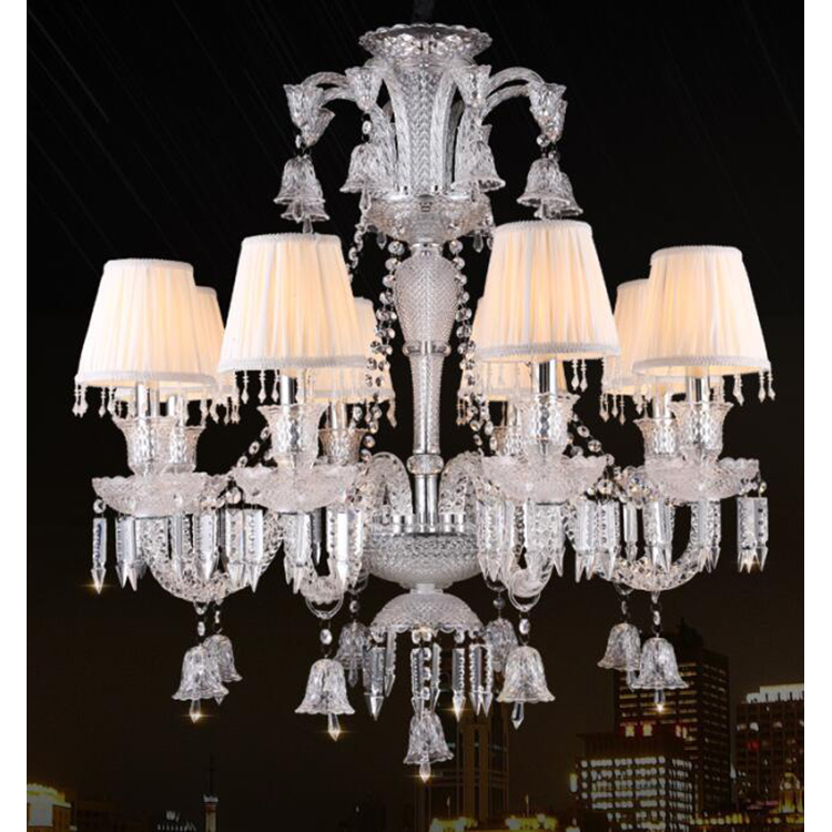 Fashion White Quartz Rust Candle Used Hotel Chandelier From Hotel