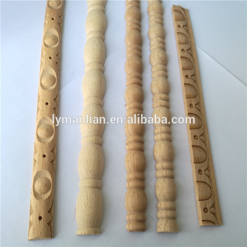 Thin wood molding trim