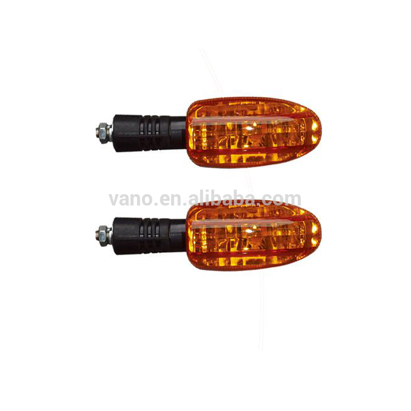 amber yellow motorcycle turn signals BAJAJ 135 discover turning lights
