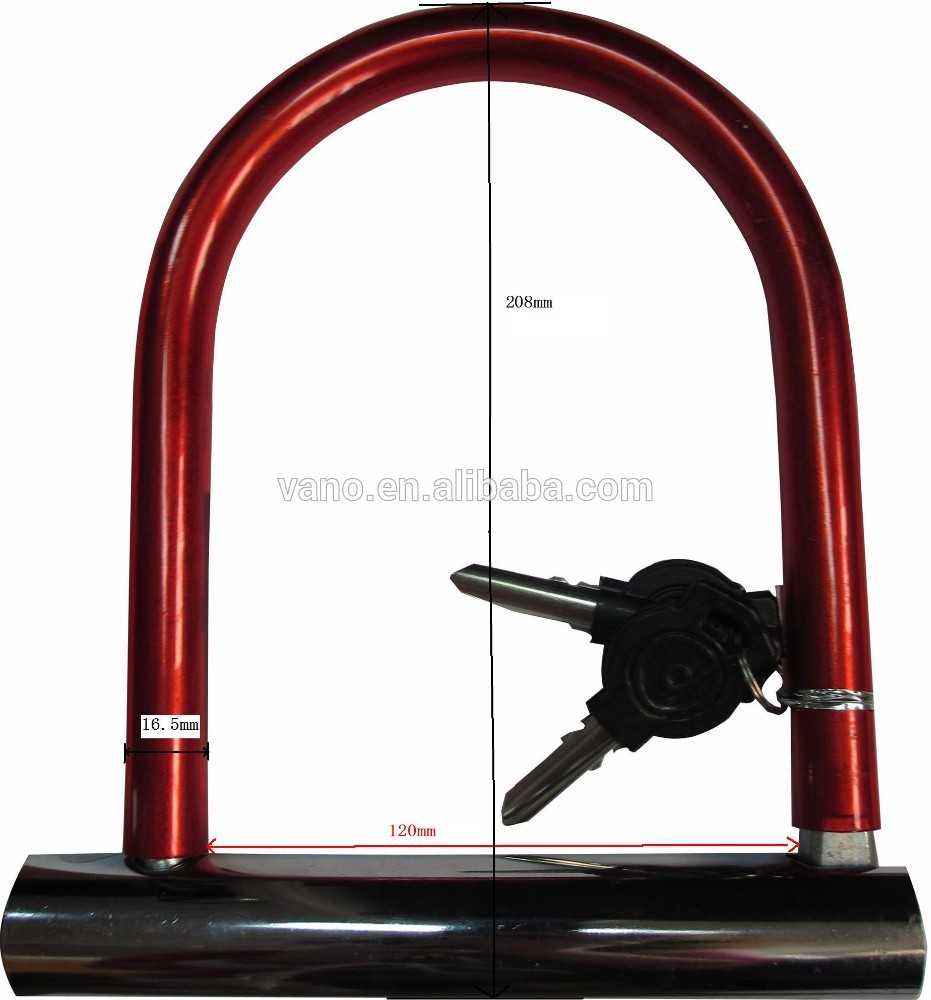 Motorcycle Anti-theft steering U shape lock