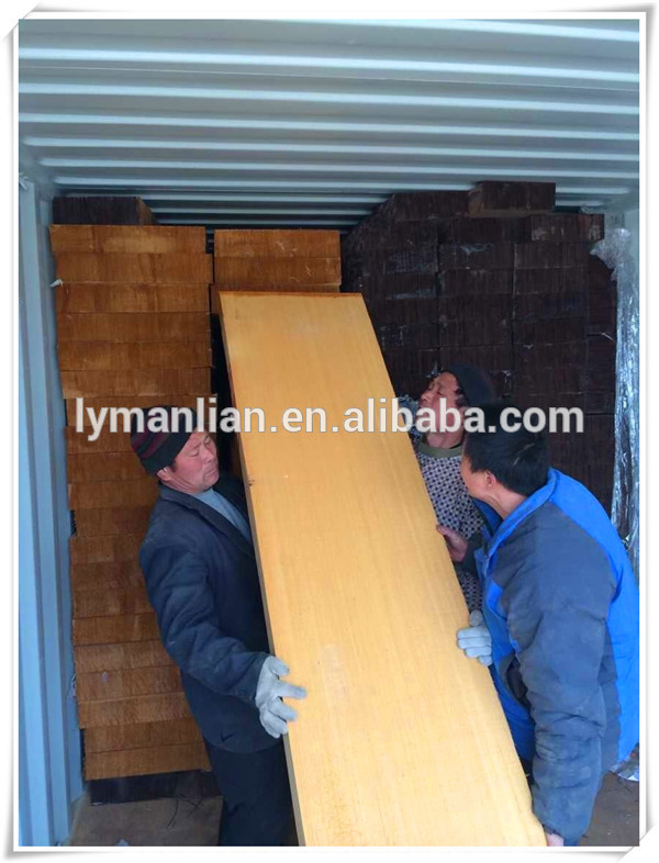 sawn timber in container