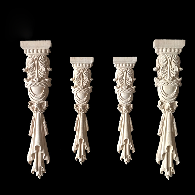 Floral Furniture Wood Appliques And Onlays For Wall Decor