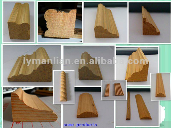 Factory price wood moulding inlay design wooden door frame