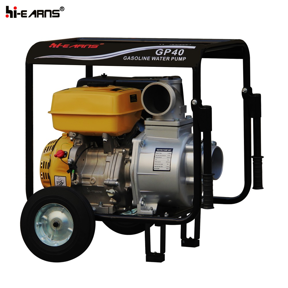 gasoline engine driven 4 inch gasoline water pump set