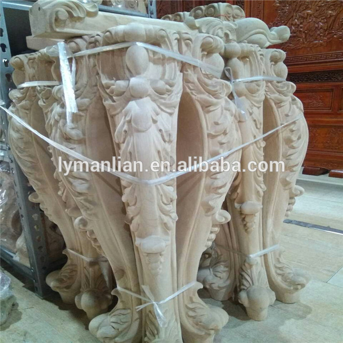 unfinished rubber wood table legs wood furniture leg foot