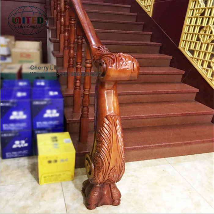 Decorative Wood Handrail Wood Roman Balusters